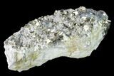 Cubic Pyrite, Sphalerite & Quartz Crystal Association - Peru #141822-3